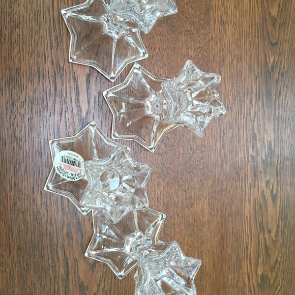 4 Beautiful Lead Chrystal candlesticks.No chips/dings. 4”tall. Grace your table! - Picture 4 of 4